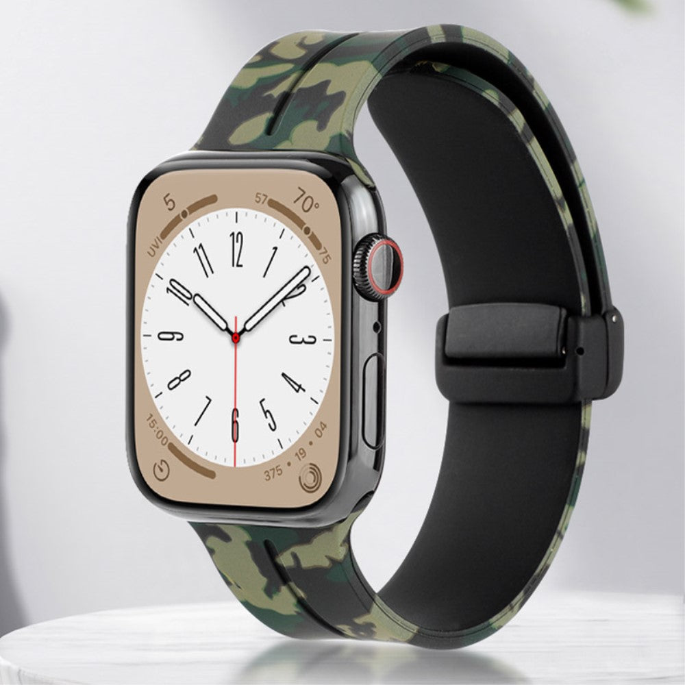 Super Elegant Silikone Universal Rem passer til Apple Smartwatch - Blå#serie_10