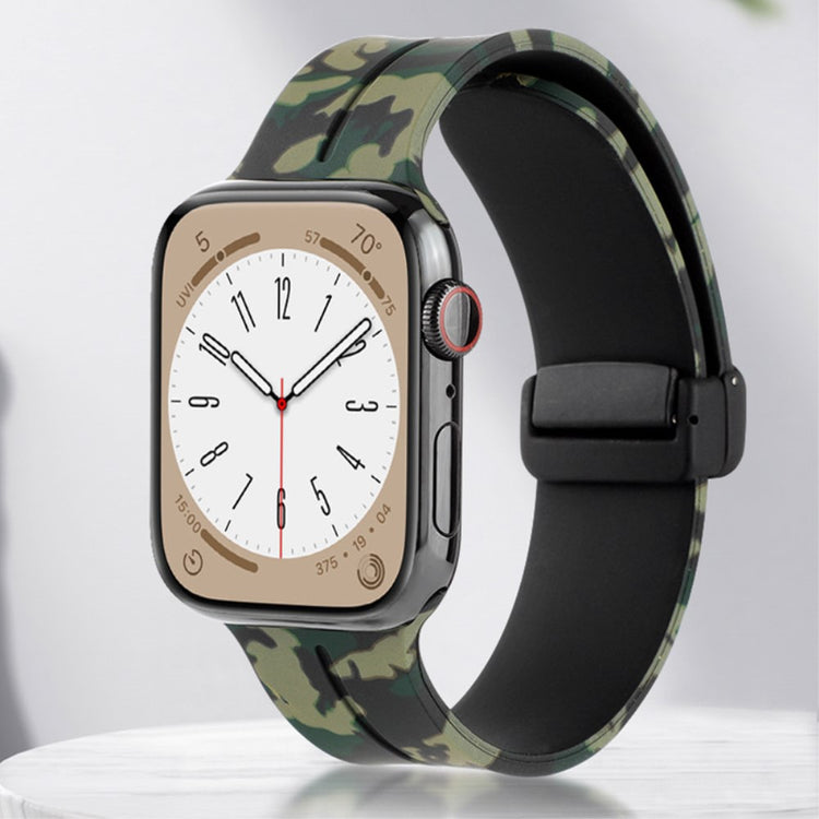 Super Elegant Silikone Universal Rem passer til Apple Smartwatch - Gul#serie_6