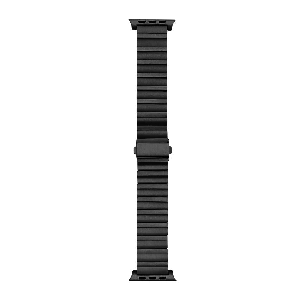 Super Sejt Metal Universal Rem passer til Apple Smartwatch - Sort#serie_1