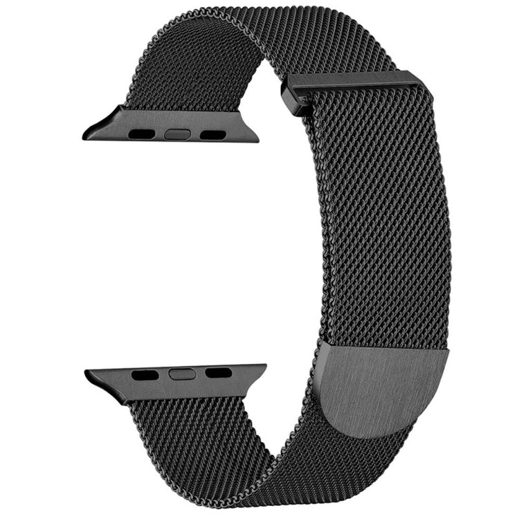 Helt Vildt Skøn Metal Universal Rem passer til Apple Smartwatch - Sort#serie_4