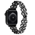 Ajaton Apple Smartwatch Metalli Ja Strassit Yleinen Ranneke