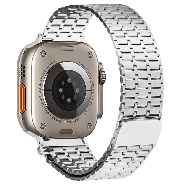 Helt Vildt Elegant Metal Universal Rem passer til Apple Smartwatch - Sølv#serie_299