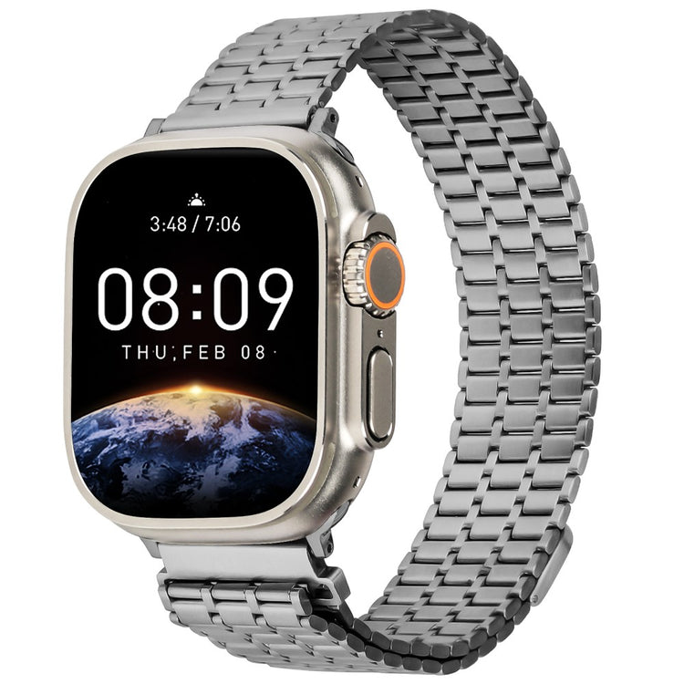 Meget Slidstærk Metal Universal Rem passer til Apple Smartwatch - Sølv#serie_3