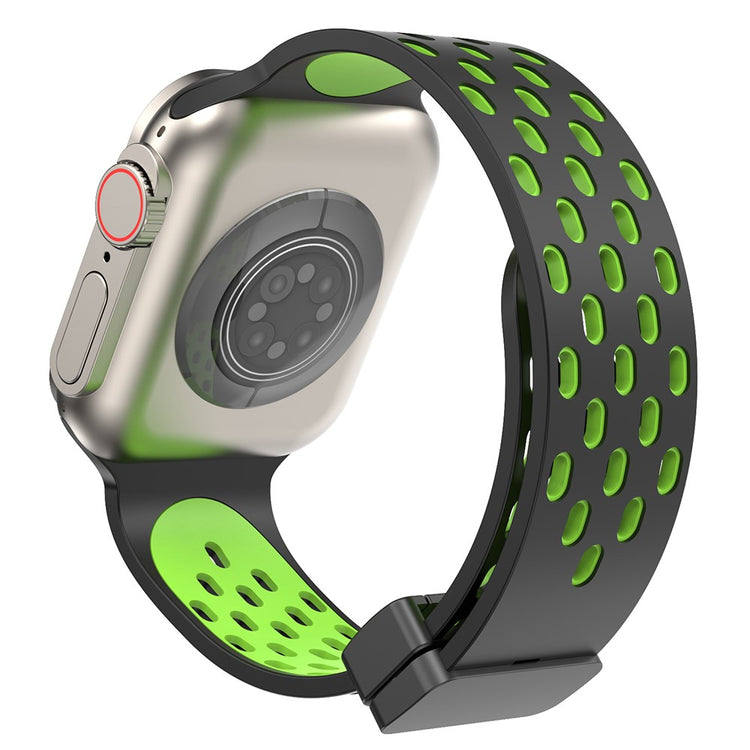 Fortrinligt Silikone Universal Rem passer til Apple Smartwatch - Grøn#serie_11