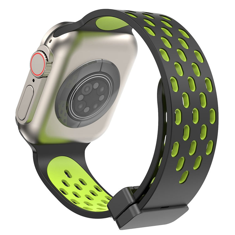 Fortrinligt Silikone Universal Rem passer til Apple Smartwatch - Grøn#serie_12