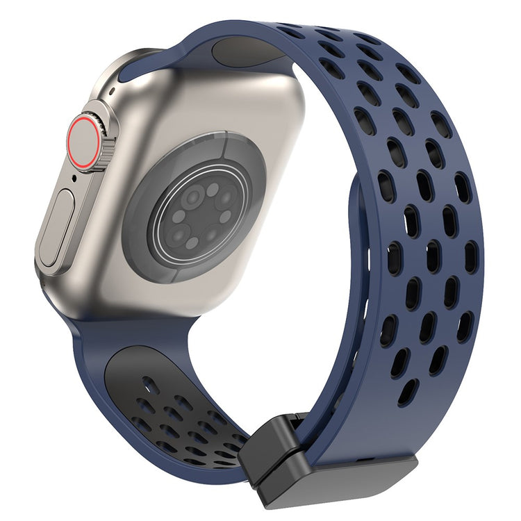 Fortrinligt Silikone Universal Rem passer til Apple Smartwatch - Blå#serie_16