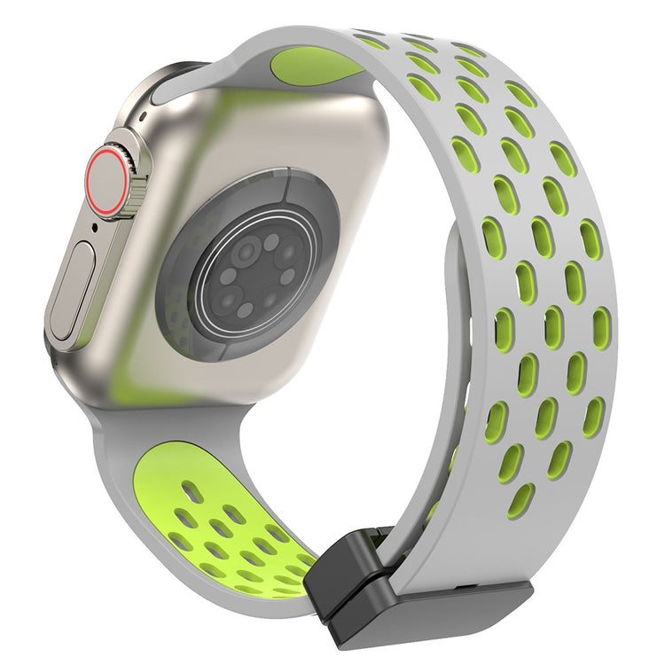 Fortrinligt Silikone Universal Rem passer til Apple Smartwatch - Grøn#serie_17