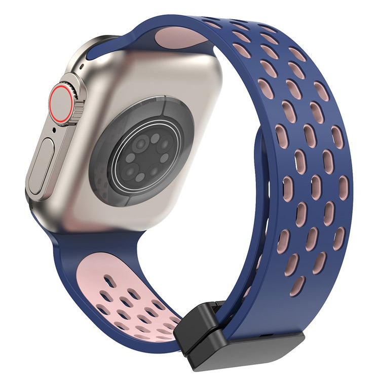 Fortrinligt Silikone Universal Rem passer til Apple Smartwatch - Blå#serie_2