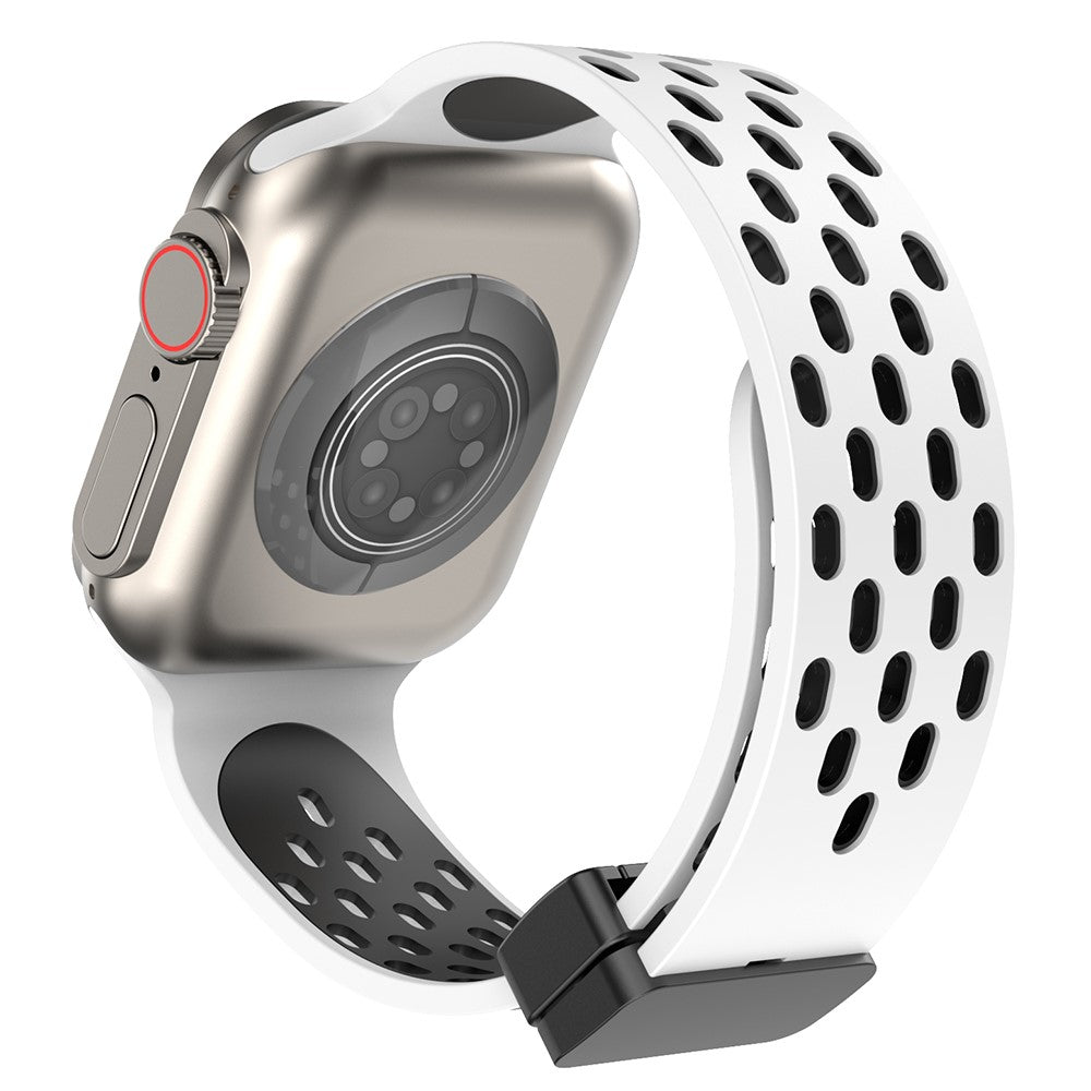 Fortrinligt Silikone Universal Rem passer til Apple Smartwatch - Hvid#serie_5