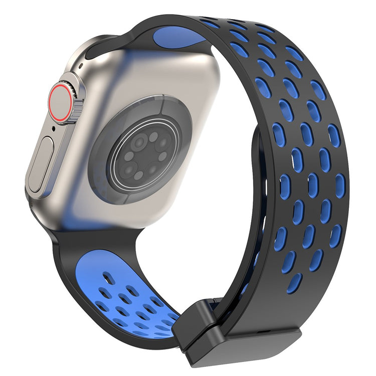 Fortrinligt Silikone Universal Rem passer til Apple Smartwatch - Blå#serie_6