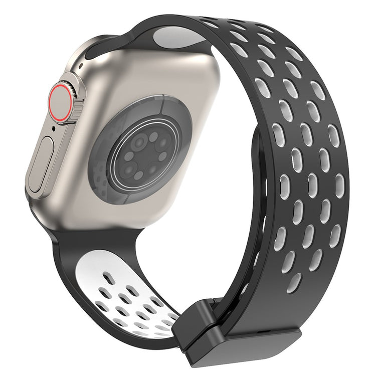 Fortrinligt Silikone Universal Rem passer til Apple Smartwatch - Hvid#serie_7