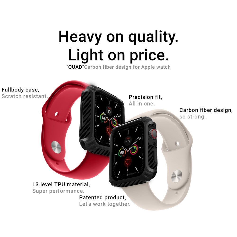 Meget Flot Apple Watch Series 7 45mm / Apple Watch Series 8 (45mm) Silikone Cover - Gennemsigtig#serie_4