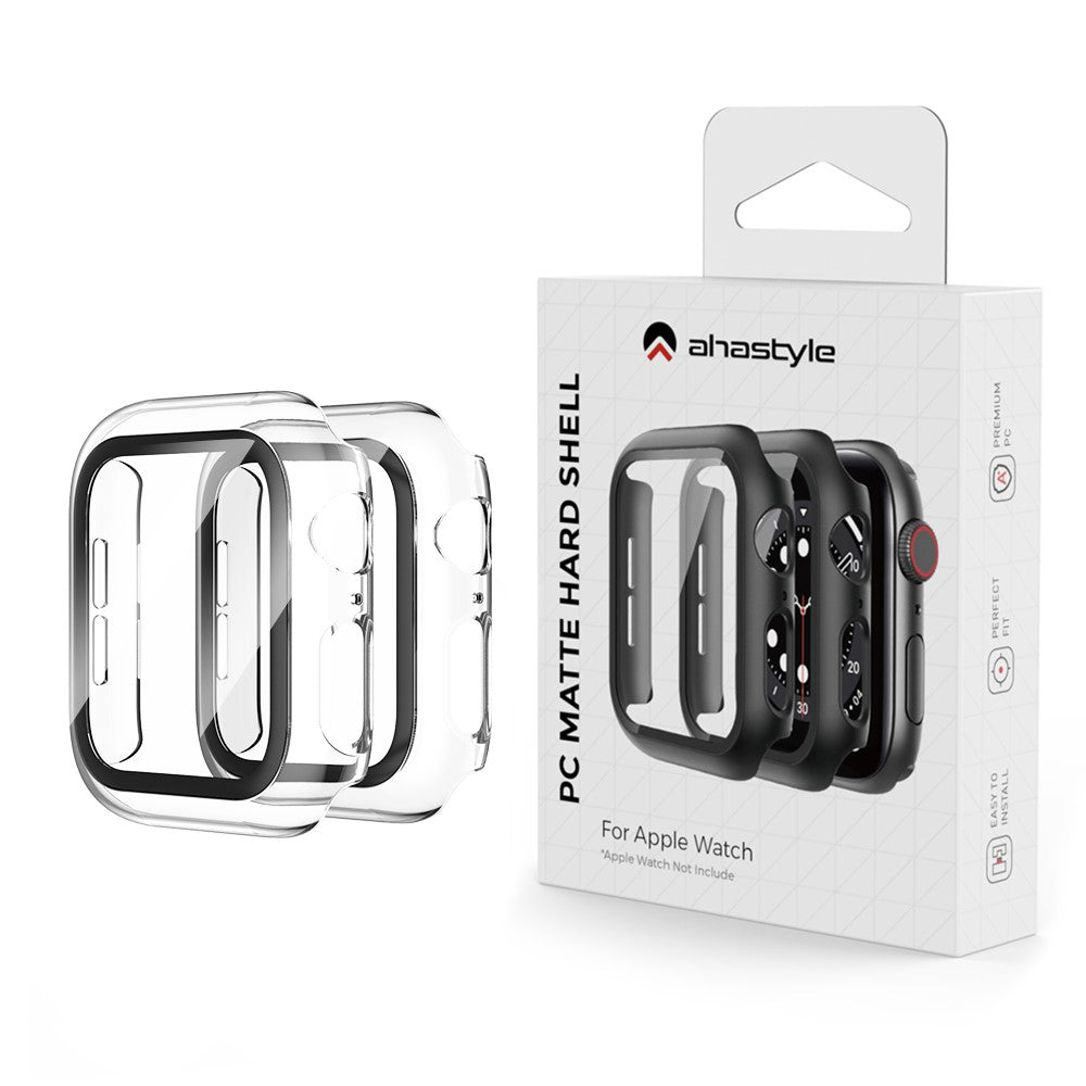 Mega Flot Universal Apple Cover med Skærmbeskytter i Plastik og Hærdet Glas - Gennemsigtig#serie_14