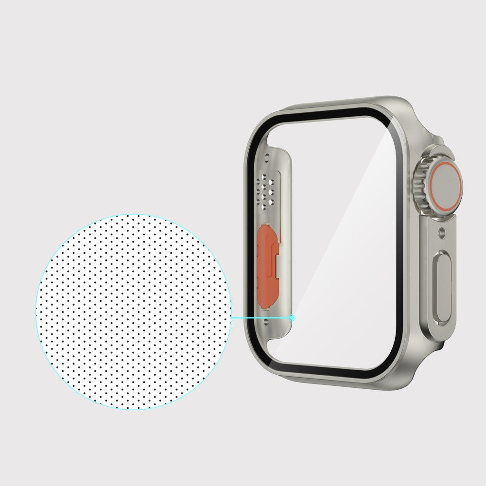 Godt Apple Watch Series 8 (45mm) / Apple Watch Series 7 45mm Cover med Skærmbeskytter i  - Sølv#serie_4