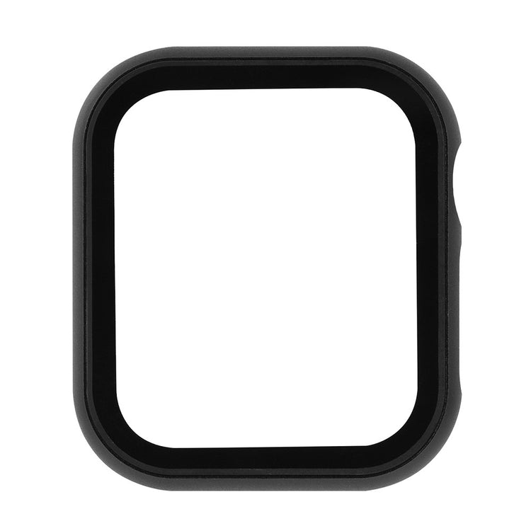 Flot Universal Cover med Skærmbeskytter i Metal og Hærdet Glas passer til Apple Watch Series 8 (45mm) / Apple Watch Series 7 45mm - Sort#serie_1