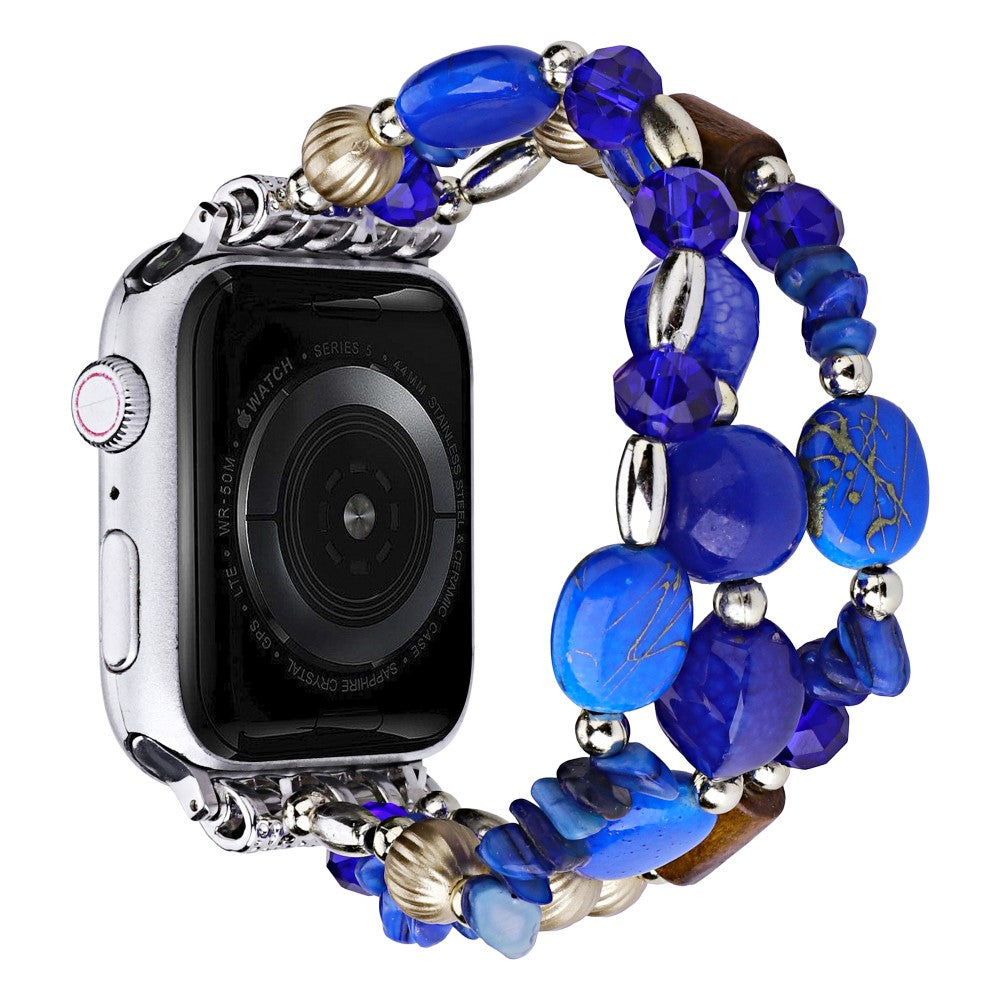 Helt Vildt Flot Plastik Universal Rem passer til Apple Smartwatch - Blå#serie_3