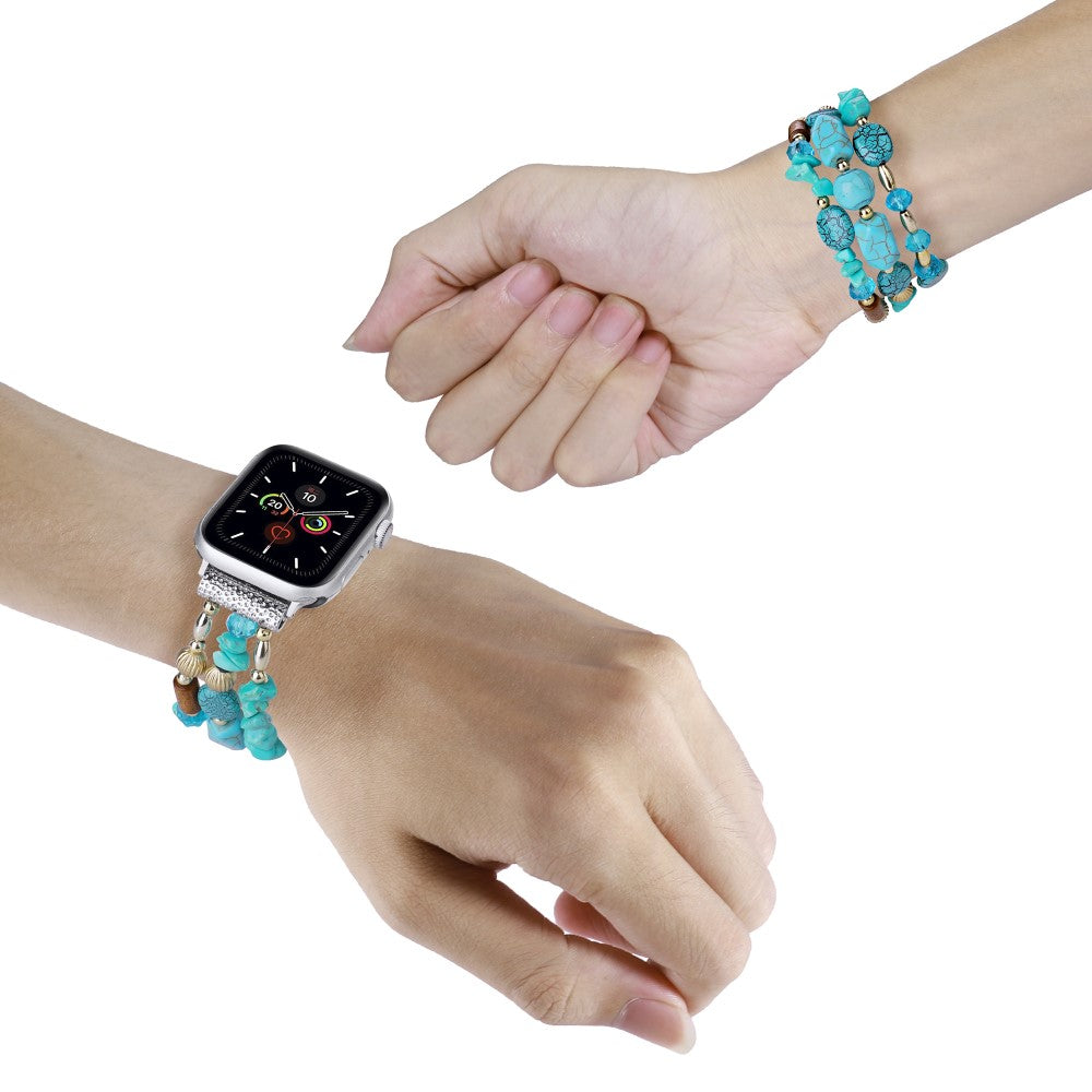 Helt Vildt Flot Plastik Universal Rem passer til Apple Smartwatch - Grøn#serie_4