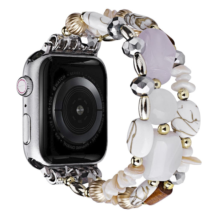Helt Vildt Flot Plastik Universal Rem passer til Apple Smartwatch - Hvid#serie_7