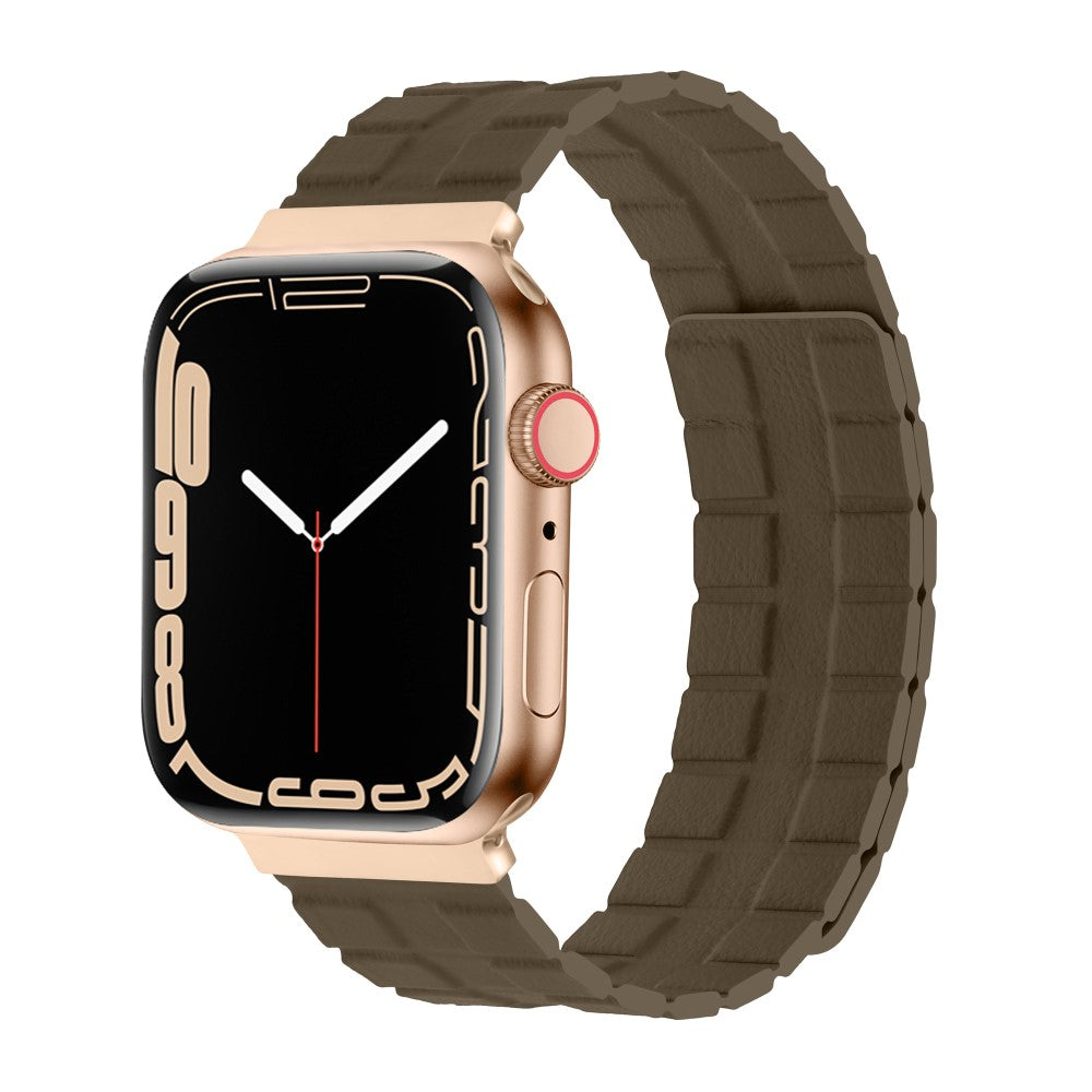 Meget Flot Ægte Læder Universal Rem passer til Apple Smartwatch - Brun#serie_13