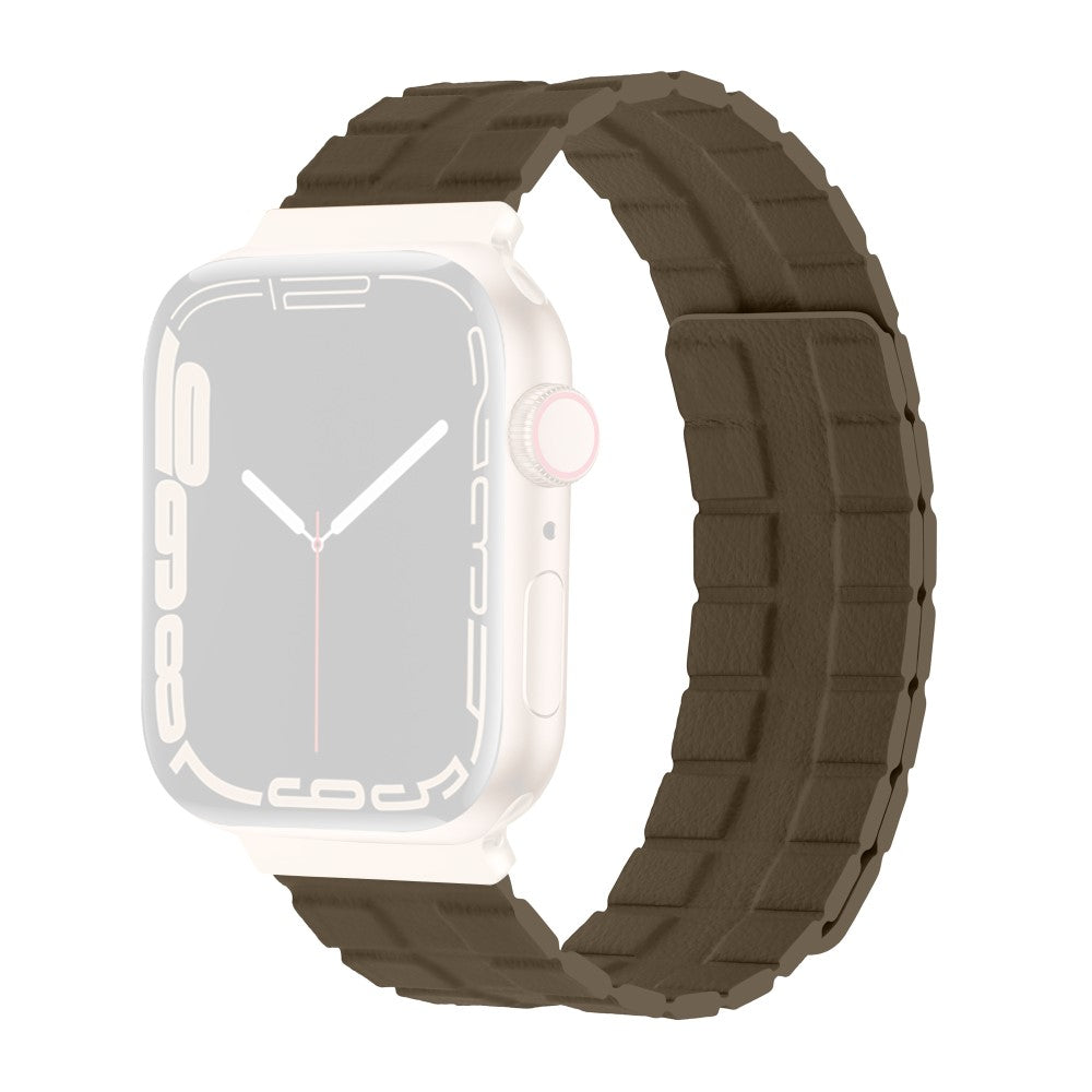 Meget Flot Ægte Læder Universal Rem passer til Apple Smartwatch - Brun#serie_13
