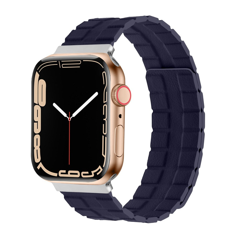 Meget Flot Ægte Læder Universal Rem passer til Apple Smartwatch - Blå#serie_6
