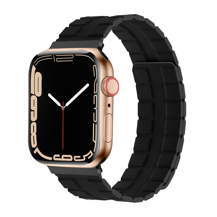 Meget Flot Ægte Læder Universal Rem passer til Apple Smartwatch - Sort#serie_7