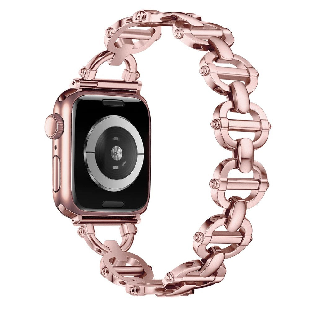 Meget Skøn Metal Universal Rem passer til Apple Smartwatch - Pink#serie_2