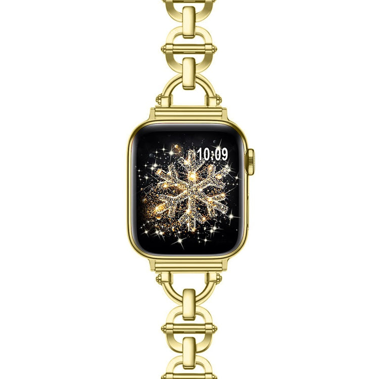 Meget Skøn Metal Universal Rem passer til Apple Smartwatch - Guld#serie_3
