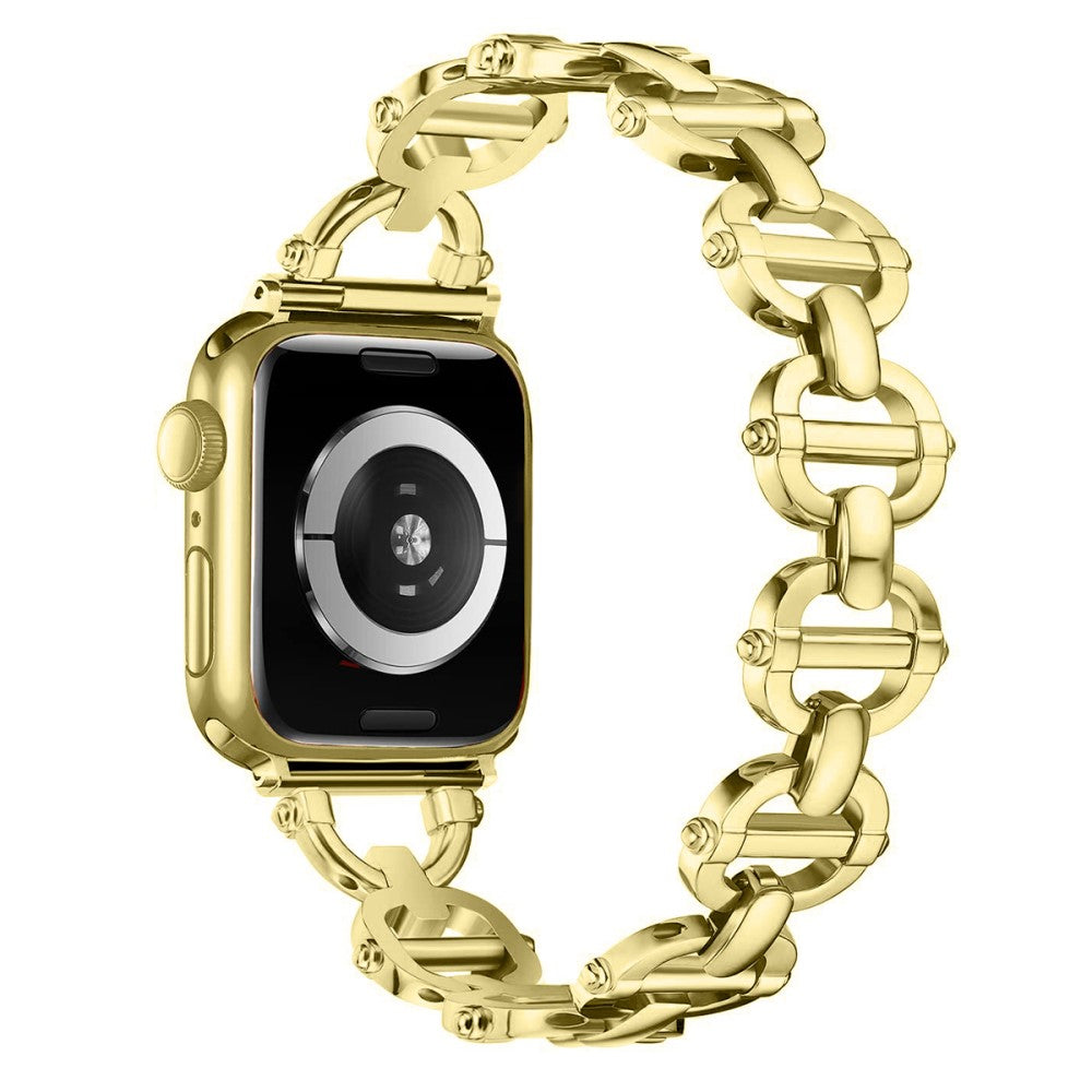 Meget Skøn Metal Universal Rem passer til Apple Smartwatch - Guld#serie_3