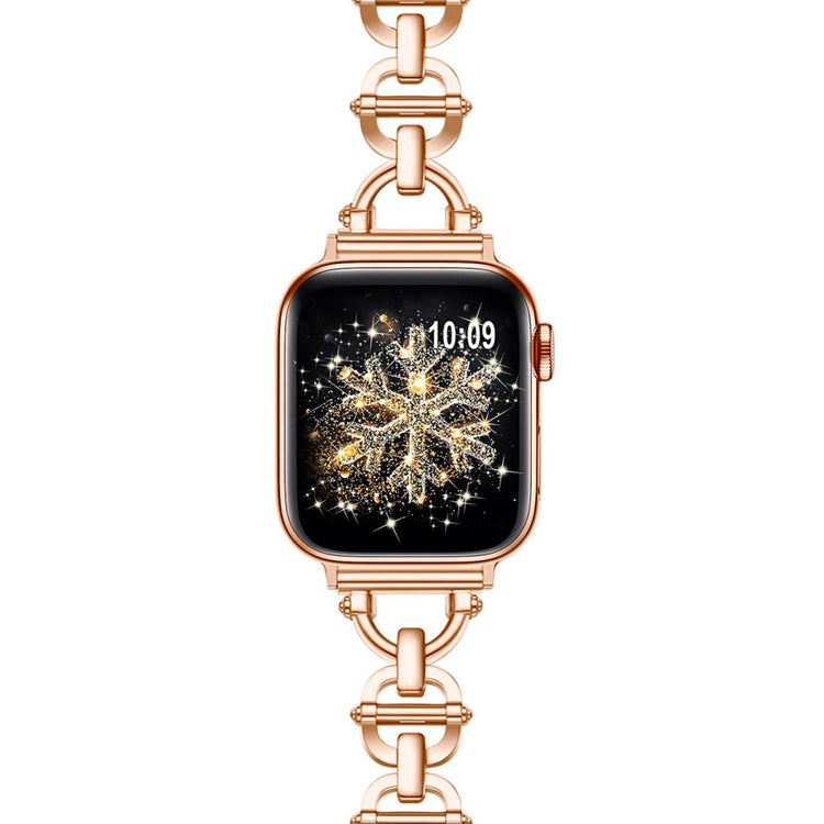Meget Skøn Metal Universal Rem passer til Apple Smartwatch - Pink#serie_5