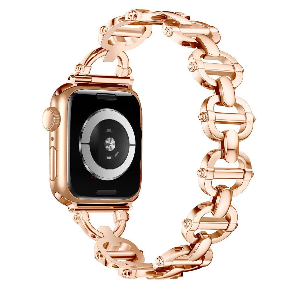 Meget Skøn Metal Universal Rem passer til Apple Smartwatch - Pink#serie_5