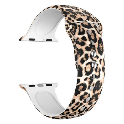 Cool Silikone Universal Rem passer til Apple Smartwatch - Størrelse: S - Brun#serie_5