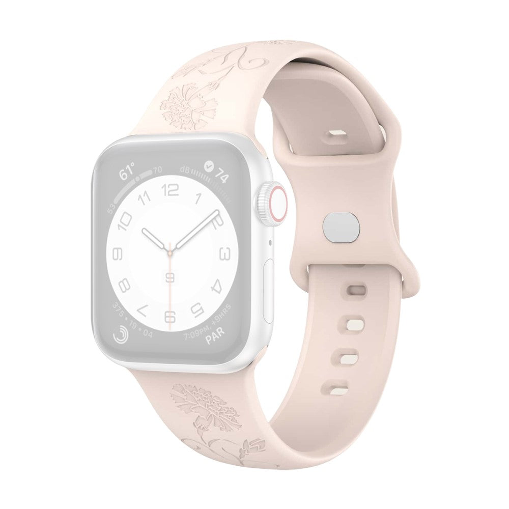 Vildt Pænt Silikone Universal Rem passer til Apple Smartwatch - Pink#serie_2