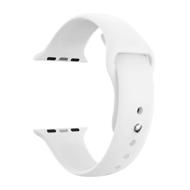 Kønt Silikone Universal Rem passer til Apple Smartwatch - Brun#serie_1