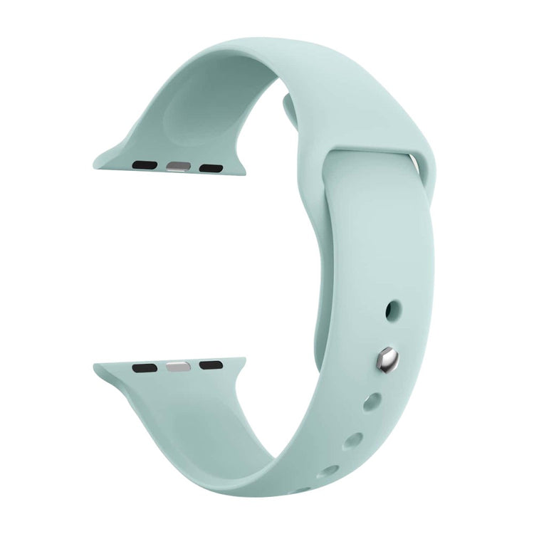 Kønt Silikone Universal Rem passer til Apple Smartwatch - Blå#serie_3