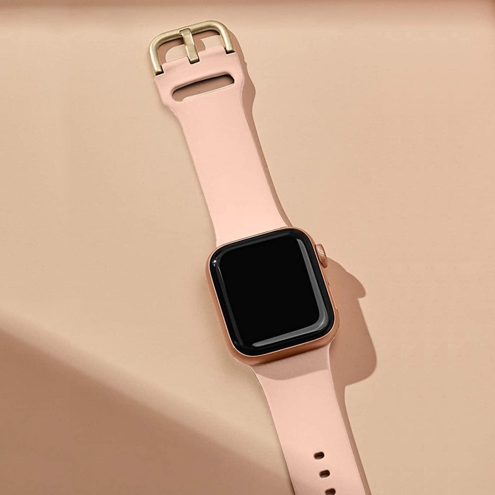 Flot Silikone Universal Rem passer til Apple Smartwatch - Pink#serie_1
