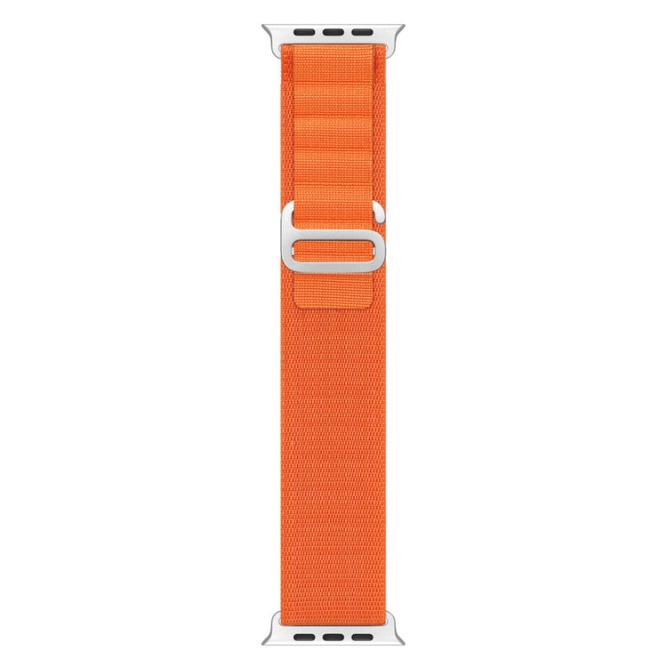 Rigtigt Pænt Metal Og Nylon Universal Rem passer til Apple Smartwatch - Orange#serie_3