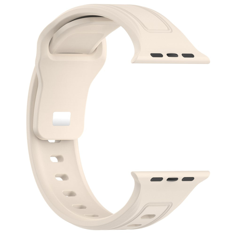 Meget Pænt Silikone Universal Rem passer til Apple Smartwatch - Brun#serie_12