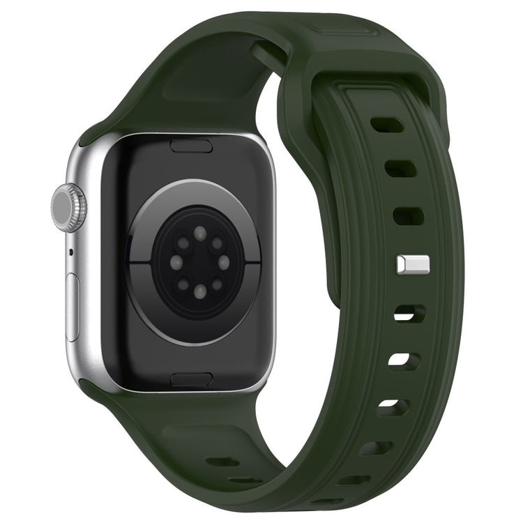 Meget Pænt Silikone Universal Rem passer til Apple Smartwatch - Grøn#serie_13