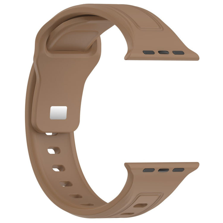 Meget Pænt Silikone Universal Rem passer til Apple Smartwatch - Brun#serie_15