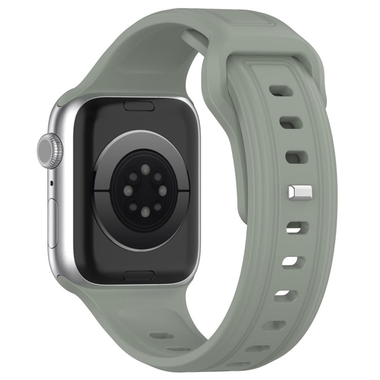 Meget Pænt Silikone Universal Rem passer til Apple Smartwatch - Grøn#serie_5