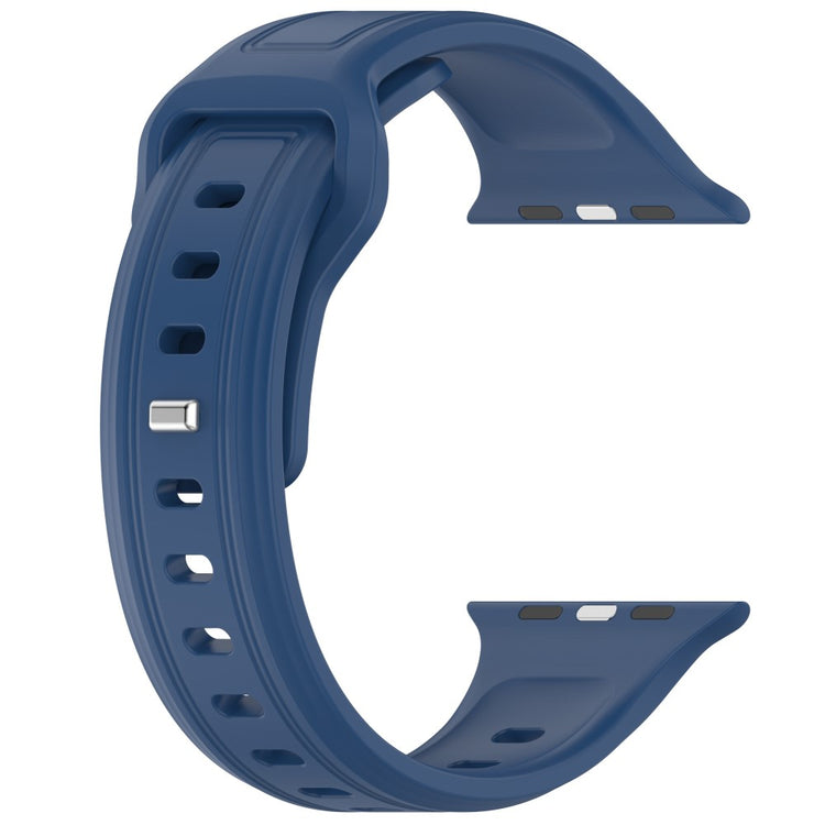 Meget Pænt Silikone Universal Rem passer til Apple Smartwatch - Blå#serie_9