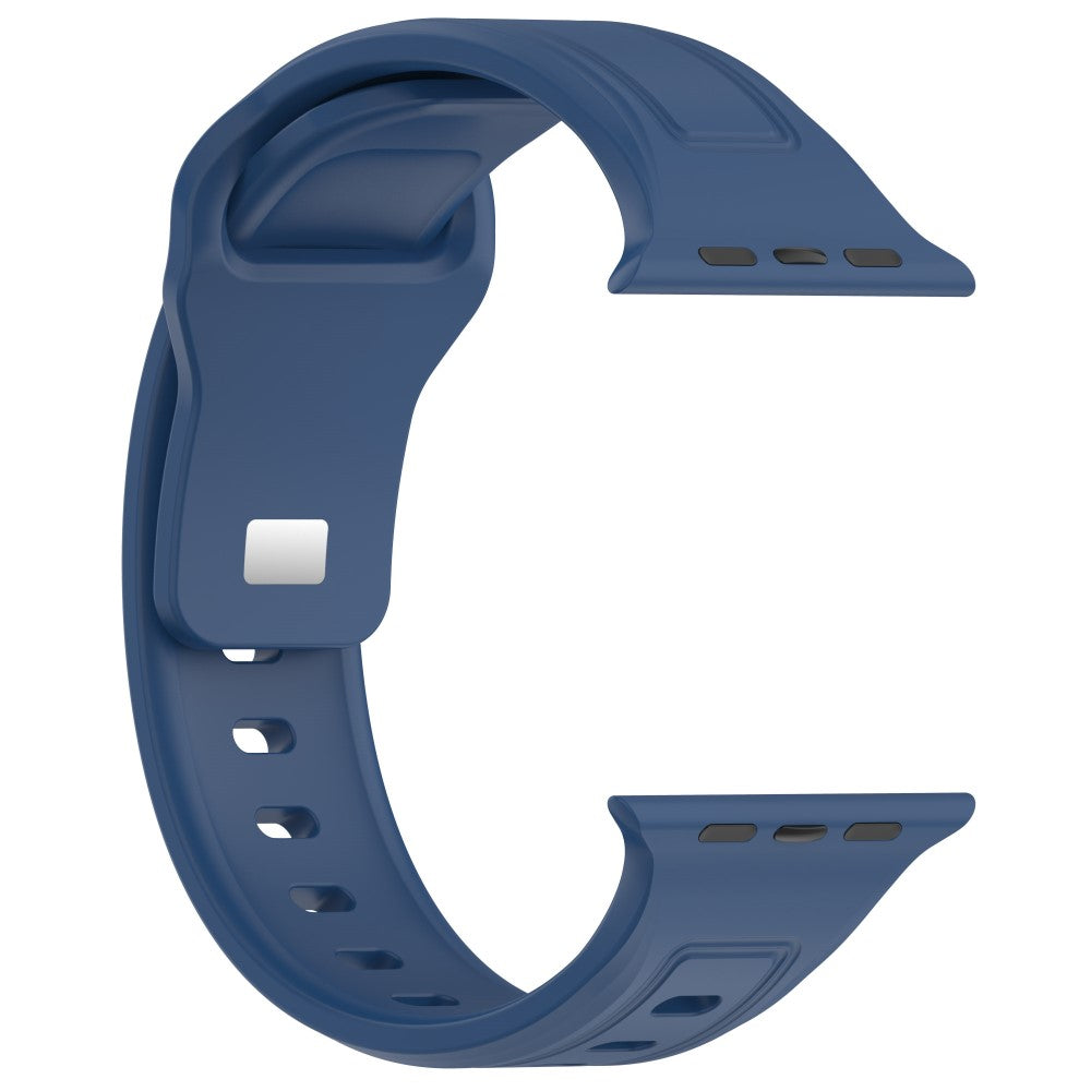 Meget Pænt Silikone Universal Rem passer til Apple Smartwatch - Blå#serie_9