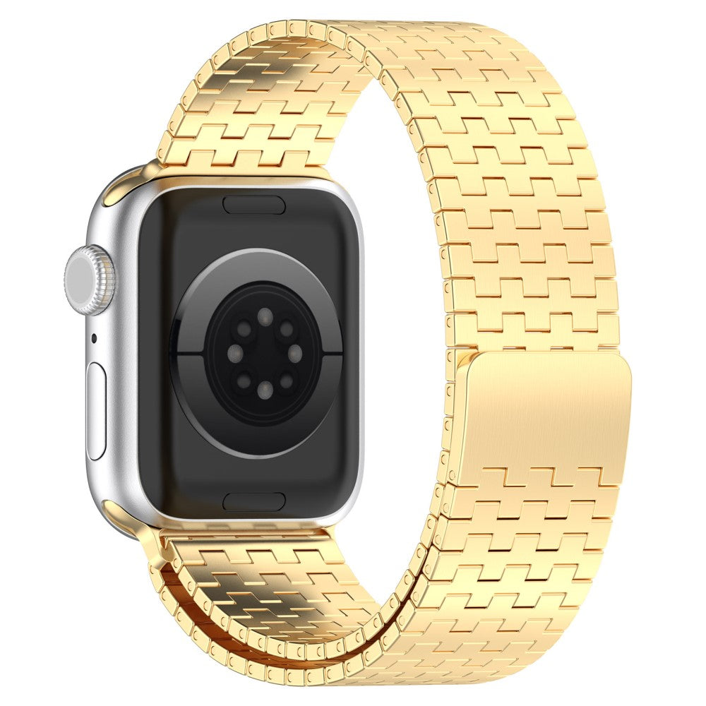 Helt Vildt Fantastisk Metal Universal Rem passer til Apple Smartwatch - Guld#serie_2