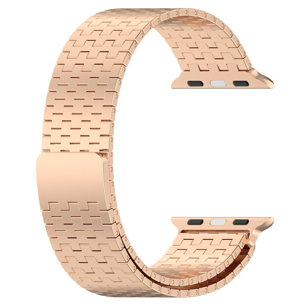 Helt Vildt Fantastisk Metal Universal Rem passer til Apple Smartwatch - Pink#serie_4