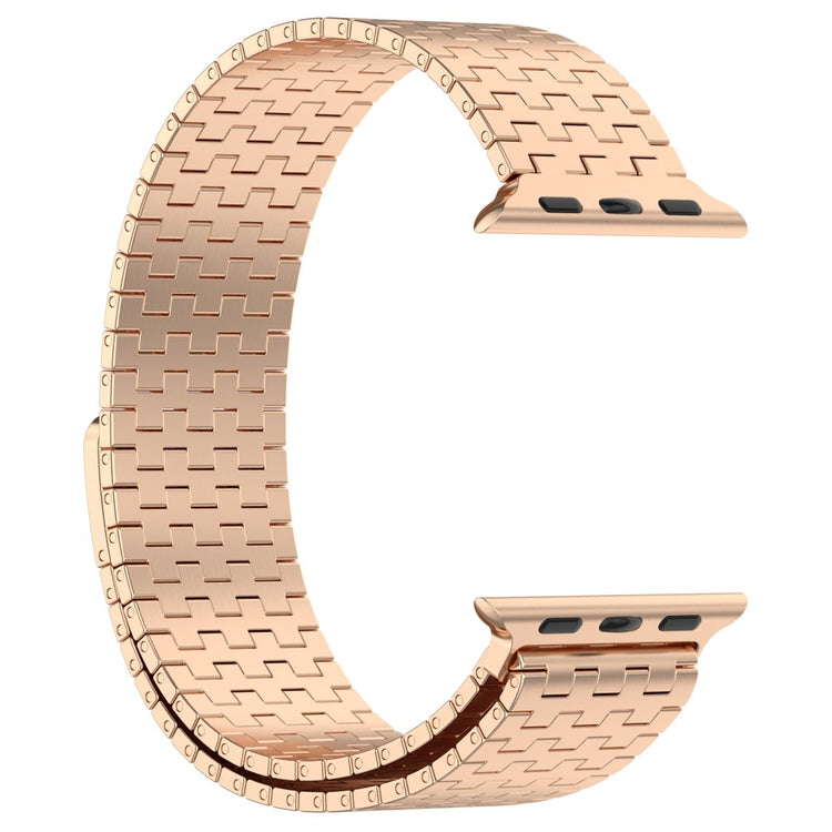 Helt Vildt Fantastisk Metal Universal Rem passer til Apple Smartwatch - Pink#serie_4