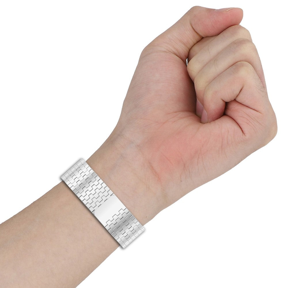 Helt Vildt Fantastisk Metal Universal Rem passer til Apple Smartwatch - Sølv#serie_6