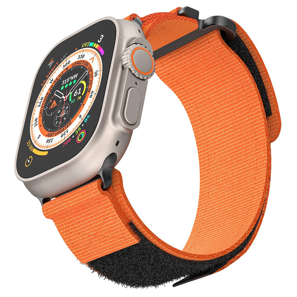 Super Fed Nylon Universal Rem passer til Apple Smartwatch - Orange#serie_2