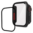 Huomattavan Muodikas Apple Smartwatch Yleinen Suojakuori kanssa Suojakalvo sisään Muovi ja Karkaistu lasi