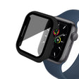 Uskomattoman Kiva Apple Smartwatch Yleinen Suojakuori kanssa Suojakalvo sisään Muovi ja Karkaistu lasi